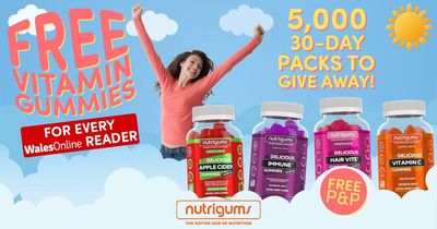 Get a free 30-day pack of Nutrigums to boost your health