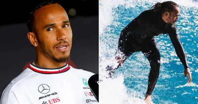 Lewis Hamilton "terrified" by shark encounter while surfing ahead of Australian GP