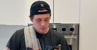 Brooklyn Beckham gives polite response to being called 'stupid' after cooking with wine cork and dog snaps roasted