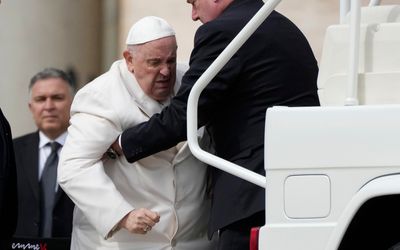 Pope’s health improves in hospital