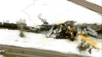 Fiery train derailment in Minnesota prompts evacuations