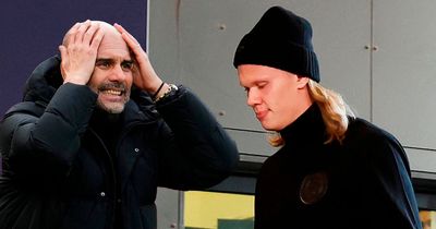 Erling Haaland not spotted in Man City training ahead of crunch Liverpool clash