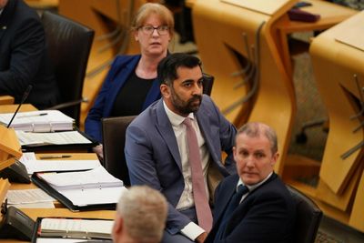 Humza Yousaf marks debut FMQs with punchy performance despite interruptions