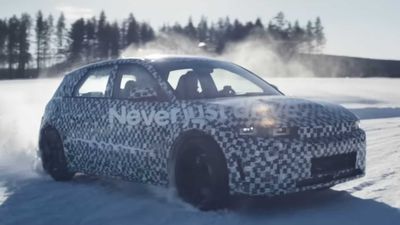 Hyundai Ioniq 5 N Teased Carving Up Snowy Sweden Alongside Rally Car