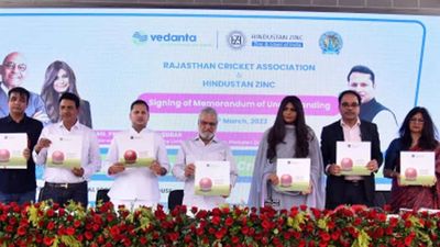 Rajasthan Cricket Association, HZL sign MoU for construction of new Jaipur stadium