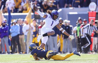 Texans would have to be aware of TCU WR Quentin Johnston’s contest catch ability