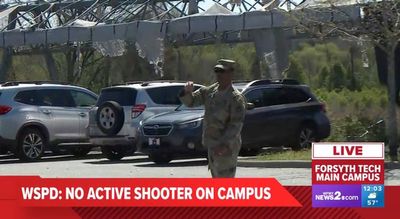 ‘No active shooter’ at North Carolina community college as two suspects still at large