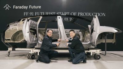 Faraday Future Says FF 91 Production Started, Shows Body Frame Only