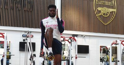 Five things noticed from Arsenal training including Thomas Partey injury boost