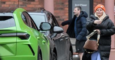 Kerry Katona pulled for a chat with police while out in £200k Lamborghini in Manchester