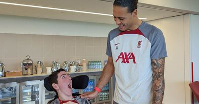 Co Antrim teen's dream come true after meeting Liverpool FC legends