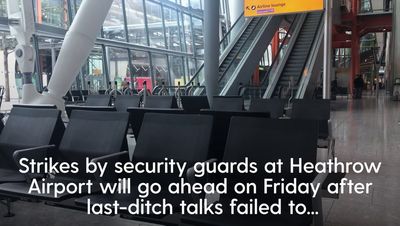 Easter holidaymakers facing disruption as Heathrow security guards strike goes ahead
