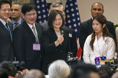 In New York, Taiwan leader says ties with US ‘closer than ever’