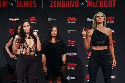 Bellator 293 ceremonial weigh-ins faceoff highlights video, photo gallery from Temecula