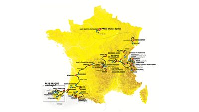 2023 Tour de France route