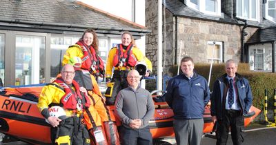 Kippford RNLI crew take delivery of new training dummy