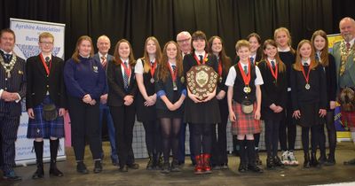 Talented Dumfriesshire performers sweep the board at Robert Burns World Federation secondary competition