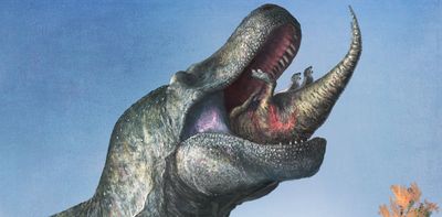 Tyrannosaurus rex: our new research shows it covered its enormous teeth with lips