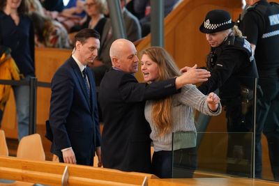 No arrests but FMQ protesters banned from Holyrood for six months