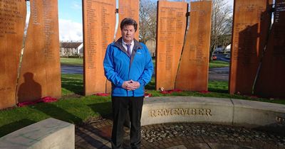 Falkirk war memorial damaged by spray paint vandals in 'shameful' attack