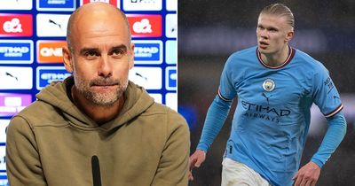 Pep Guardiola provides Erling Haaland injury update ahead of Man City vs Liverpool clash