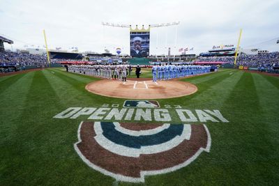 Chiefs were well-represented at Royals opening day