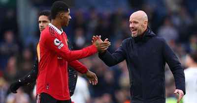 Manchester United manager Erik ten Hag 'hopes' Marcus Rashford fit for Newcastle United clash