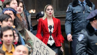 Lady Gaga's Harley Quinn sings in new Joker 2 set video