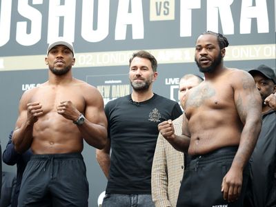 Anthony Joshua hits career-heaviest weight for Jermaine Franklin fight