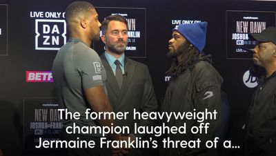 Anthony Joshua at career-heaviest for comeback fight as Jermaine Franklin sheds the pounds