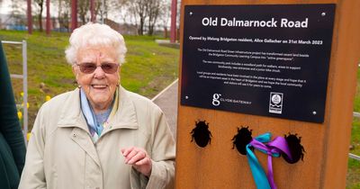 100-year-old Glasgow granny born and bred in Bridgeton opens £1m community park