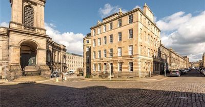Lush Edinburgh apartment on the market in one of city's most sought after streets