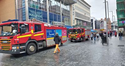 Firefighters called after four people stuck in JD Sports lift