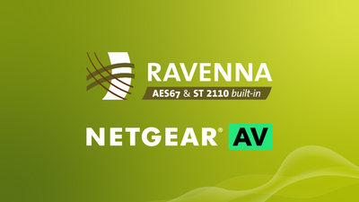 NETGEAR Joins RAVENNA Community