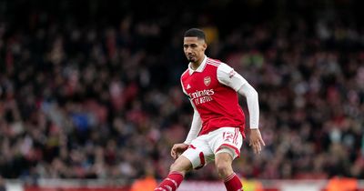 Arsenal defender William Saliba ruled out of Leeds United clash amid Gabriel Jesus fitness update