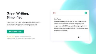 Grammarly writing tool review