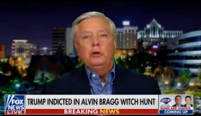 Tearful Lindsey Graham begs Trump fans to give him money to fight indictment