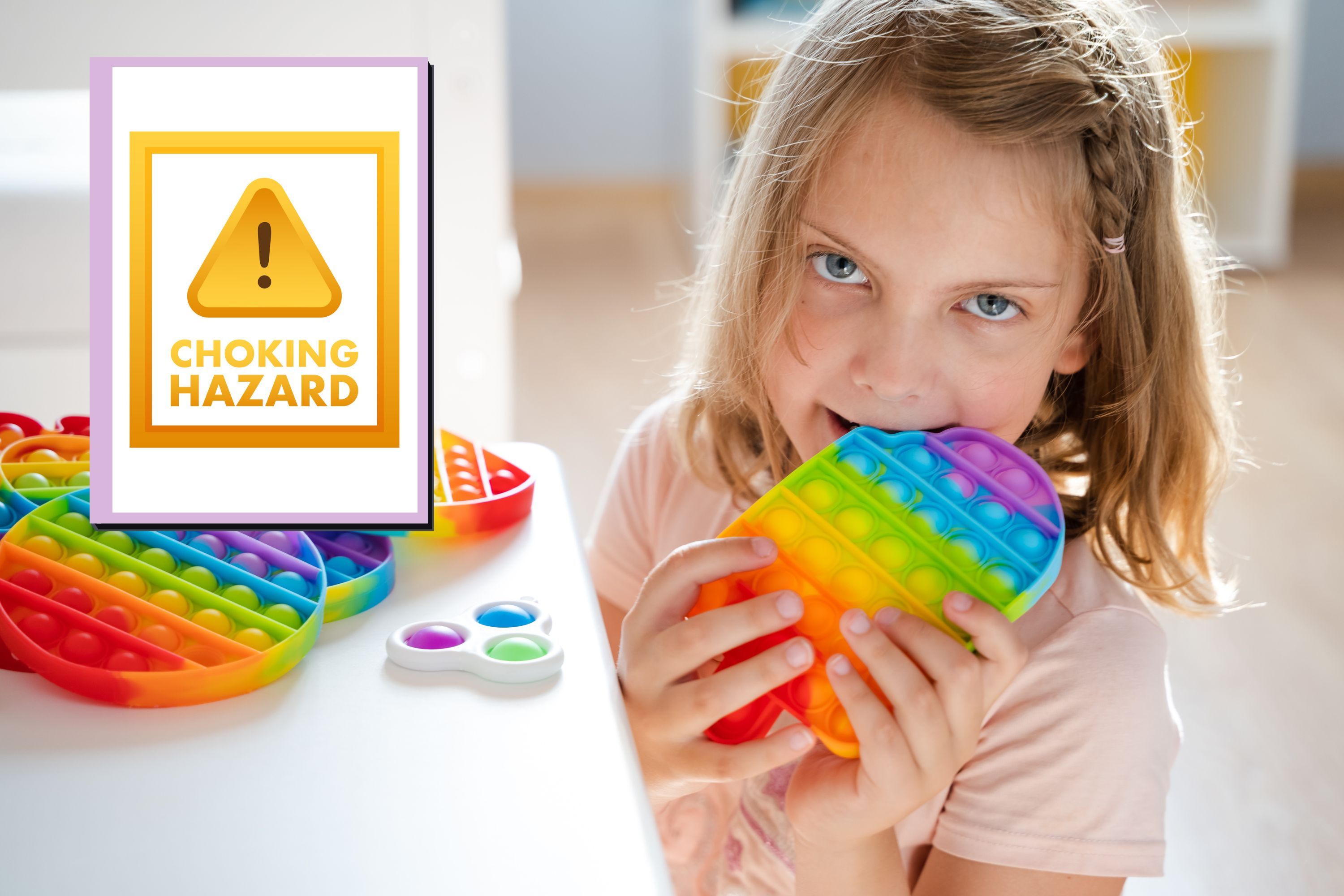 Curated visual reference: Picture Idea: Pop It Toys Are A Choking Hazard Nurses Warn As