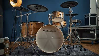 Millenium expands its MPS-1000 full-shell electronic drum kit with a new configuration and two new finish options