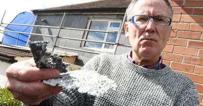 Nottingham man's car covered by polystyrene 'snow storm' due to cladding work on street