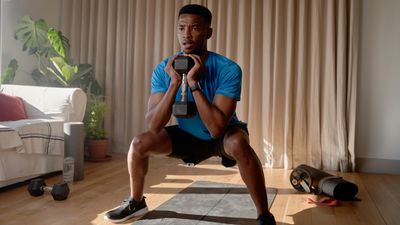 Four moves, two dumbbells and this quick full-body workout to build muscle all over