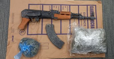 Gardai seize 4K-47 and haul of drugs during raid in Finglas