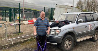 Man refuses to move out of house of 45 years as industrial estate built around home