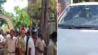 Corruption charges on MLA: Police resort to lathicharge to disperse TDP and YSRCP activists in Sri Sathya Sai district