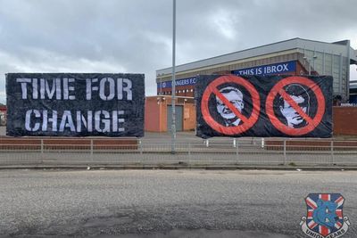 Union Bears unveil fresh Rangers protest at Ibrox ahead of Dundee United clash