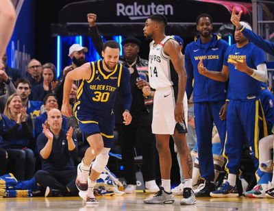 NBA Twitter reacts to Steph Curry and Klay Thompson combining for 64 points in Warriors win over Spurs