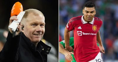 Paul Scholes identifies "perfect" Casemiro replacement amid midfielder's four-game ban