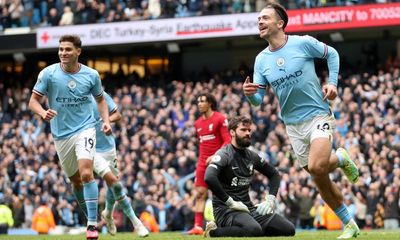 Grealish helps Manchester City crush Liverpool to keep pressure on Arsenal