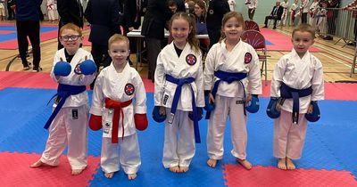 Airdrie karate kids in the medals at Children's Championships in Penrith