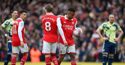 Gabriel Jesus gesture spotted after Arsenal pull off cheeky penalty tactic